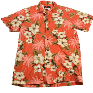 Ali'i Fashion Hawaii Aloha Mens Short Sleeve Hawaiian Shirt Cotton Size S